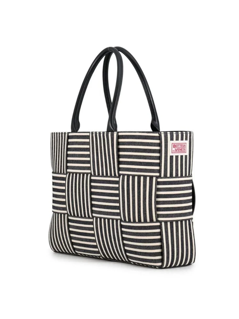 Bottega Veneta Tote Maxi Intrecciato Arco Canvas